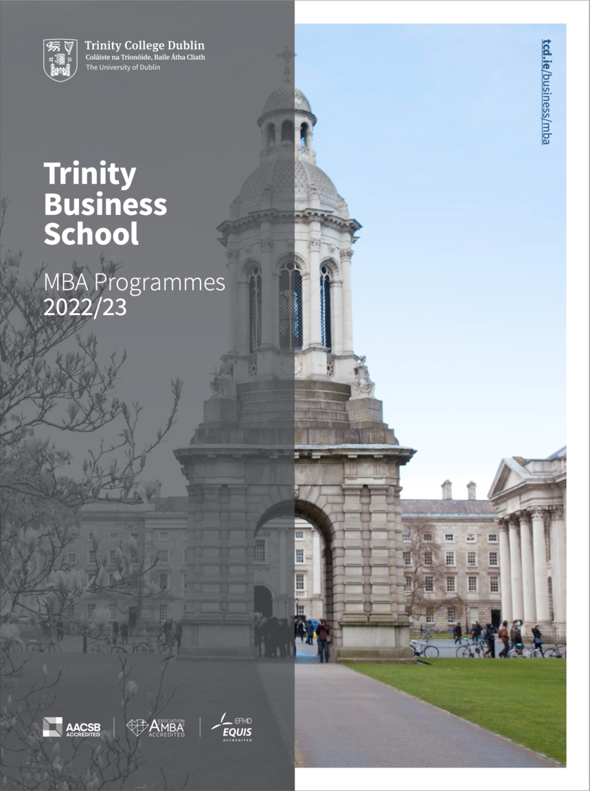 MBA Brochure Cover